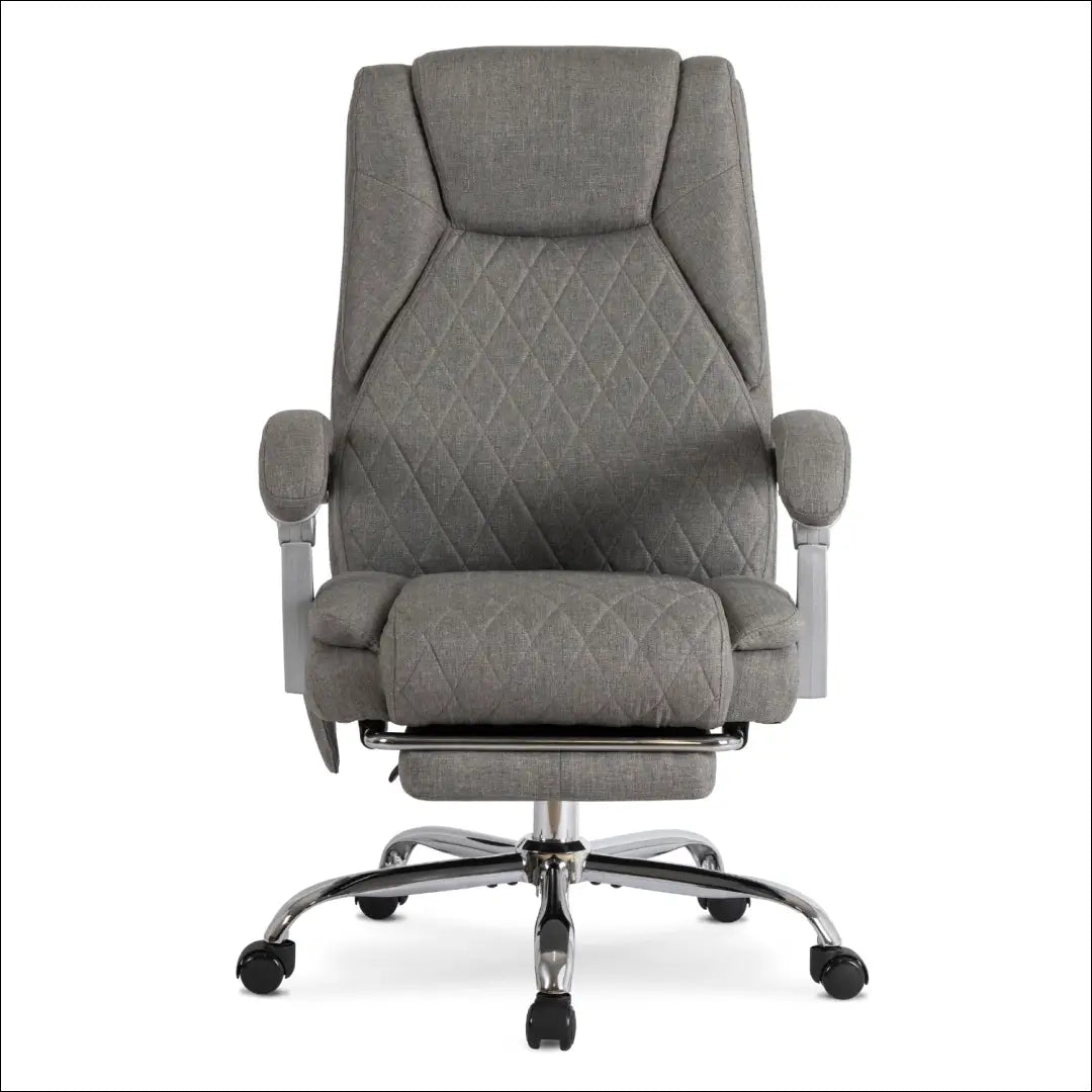 Sukamas masažinis fotelis su šildymo funkcija audiniu pilkos spalvos TE700 - €177 Save 15% 100-200, __label:Pristatymas