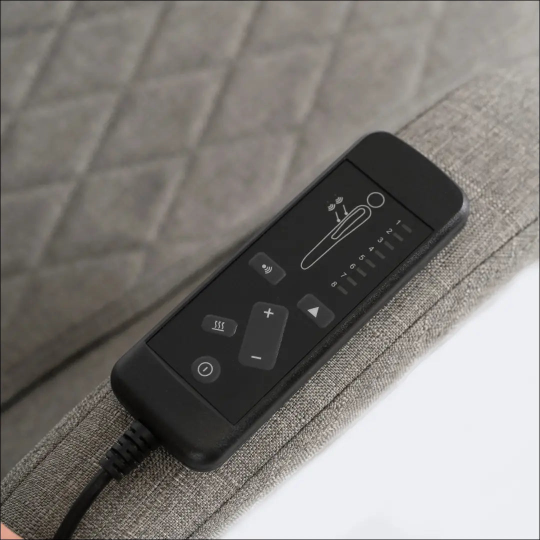 Sukamas masažinis fotelis su šildymo funkcija audiniu pilkos spalvos TE700 - €177 Save 15% 100-200, __label:Pristatymas