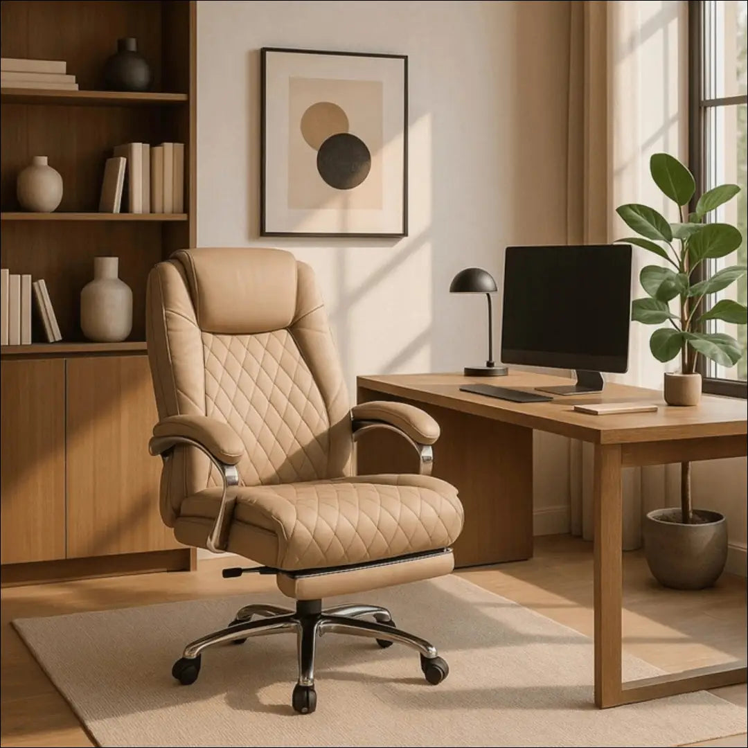 Sukamas masažinis fotelis su šildymo funkcija audiniu smėlio spalvos TE698 - €177 Save 15% 100-200, __label:Pristatymas