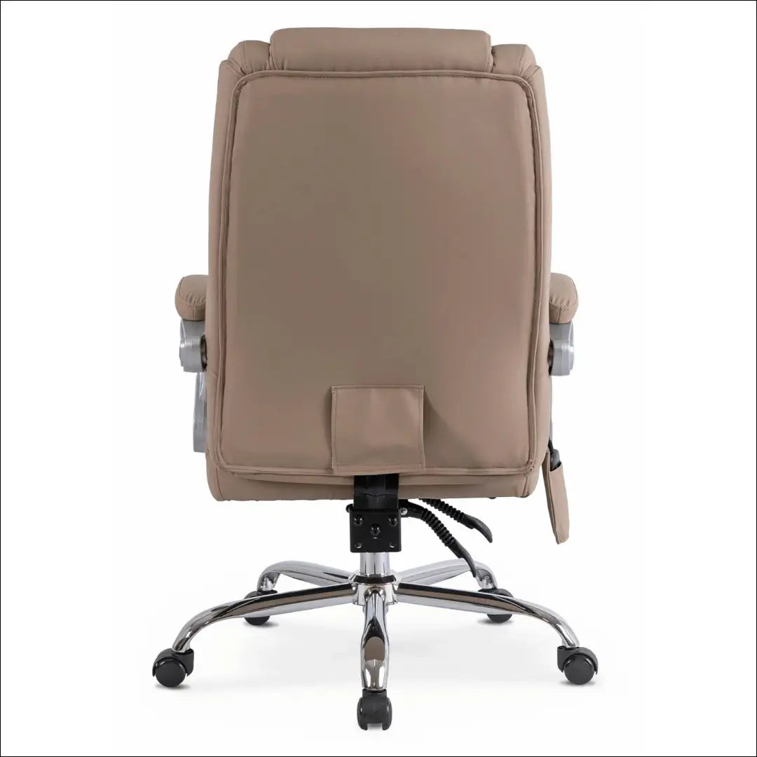 Sukamas masažinis fotelis su šildymo funkcija audiniu smėlio spalvos TE698 - €177 Save 15% 100-200, __label:Pristatymas