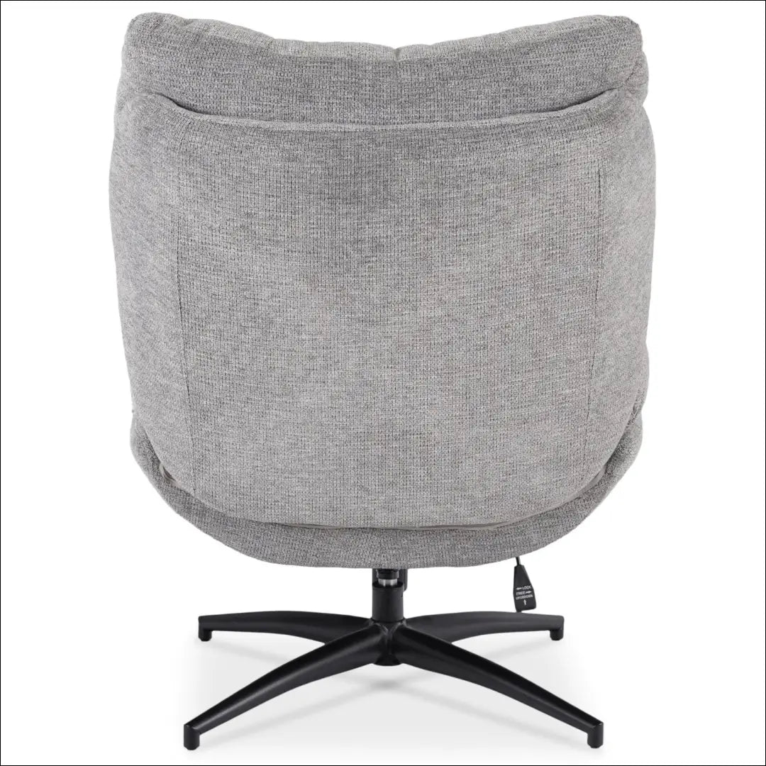 Sukamas poilsio fotelis su audiniu pilkos spalvos TE1032 - €297 Save 15% __label:Pristatymas 5-14 d.d., elite, Fotele