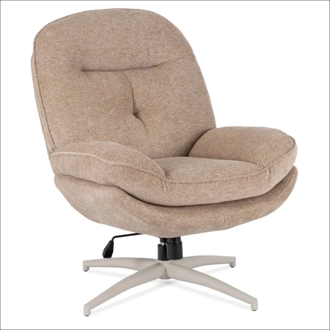 Sukamas poilsio fotelis su audiniu smėlio spalvos TE1136 - €302 Save 15% __label:Pristatymas 5-14 d.d., elite, Fotele