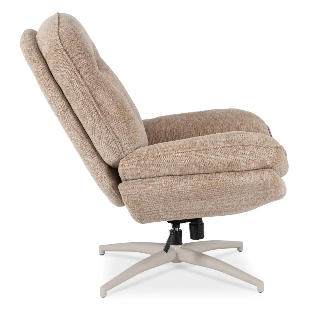 Sukamas poilsio fotelis su audiniu smėlio spalvos TE1136 - €302 Save 15% __label:Pristatymas 5-14 d.d., elite, Fotele