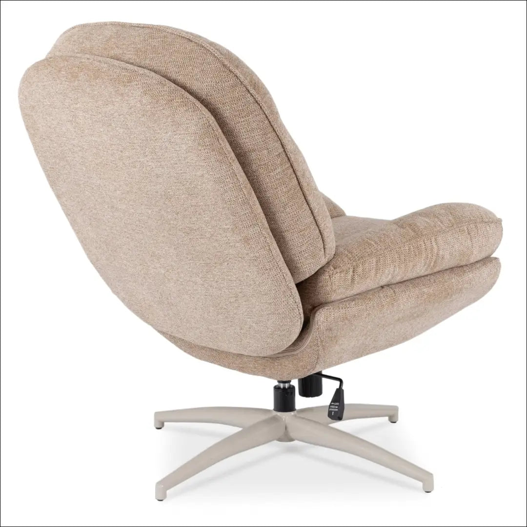 Sukamas poilsio fotelis su audiniu smėlio spalvos TE1136 - €302 Save 15% __label:Pristatymas 5-14 d.d., elite, Fotele