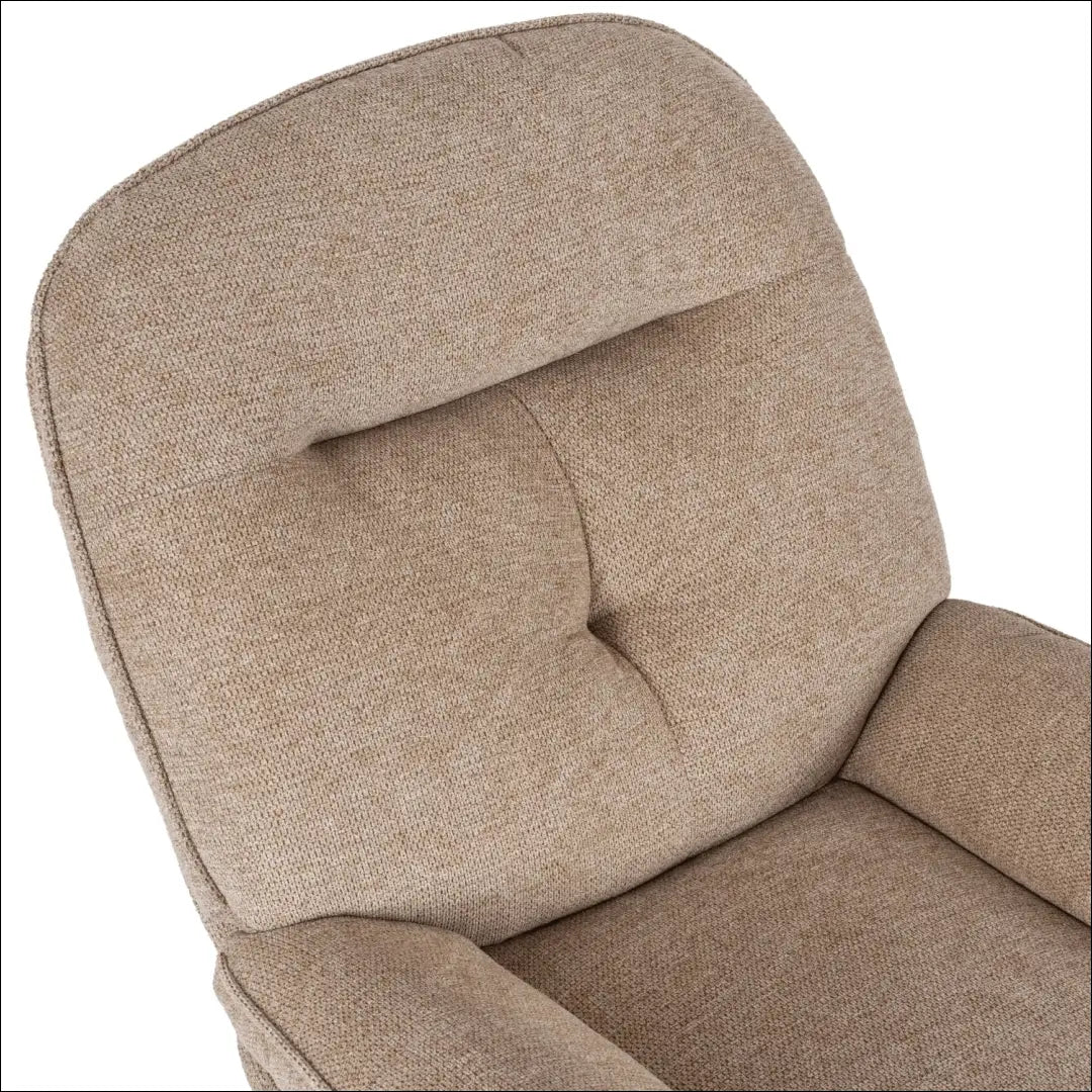 Sukamas poilsio fotelis su audiniu smėlio spalvos TE1136 - €302 Save 15% __label:Pristatymas 5-14 d.d., elite, Fotele