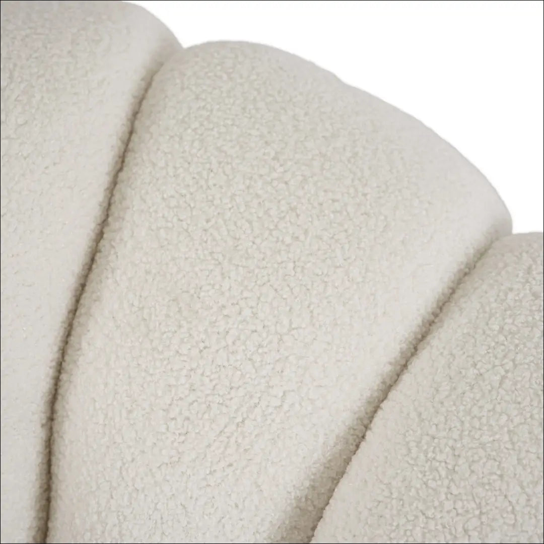 Sukamas poilsio fotelis su buklė audinio audiniu kreminės spalvos TE474 - €254 Save 15% __label:Pristatymas 5-14 d.d.,