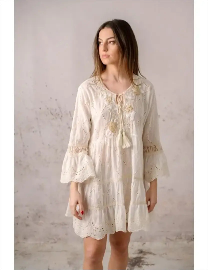 Suknelė DR004 - €68 Save 50% 50-100, __label:Pristatymas 1-2 d.d., color-smelio, drabuziai, material-medvilne €50