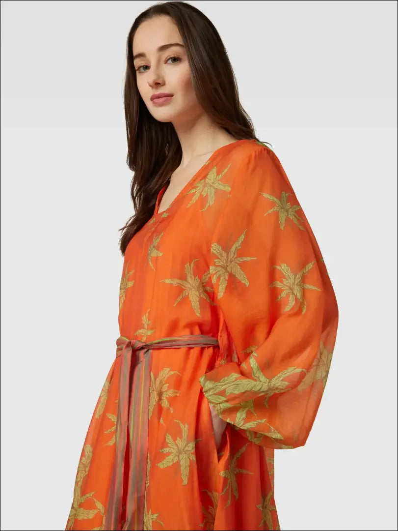 Suknelė DR019 - €125 Save 50% 100-200, __label:Pristatymas 1-2 d.d., color-oranzine, color-zalia, drabuziai €100