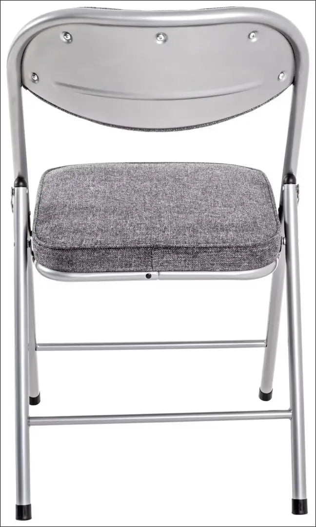 Sulankstoma kėdė VI1276 - €34 Save 50% 25-50, __label:Pristatymas 1-2 d.d., color-pilka, color-sidabrine,