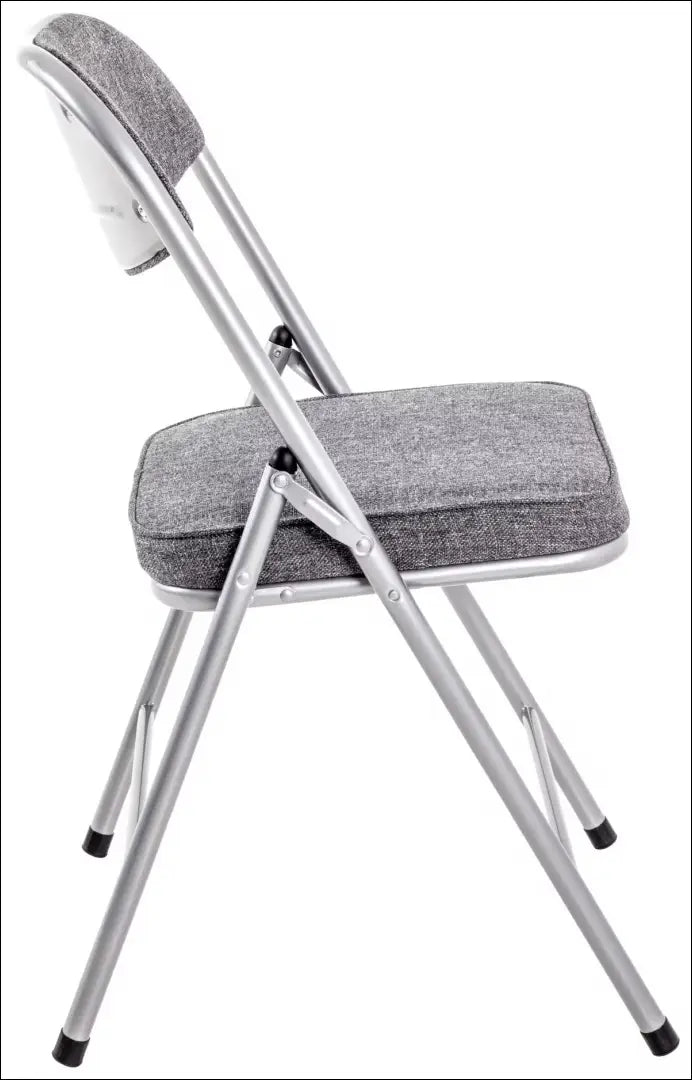 Sulankstoma kėdė VI1276 - €34 Save 50% 25-50, __label:Pristatymas 1-2 d.d., color-pilka, color-sidabrine,