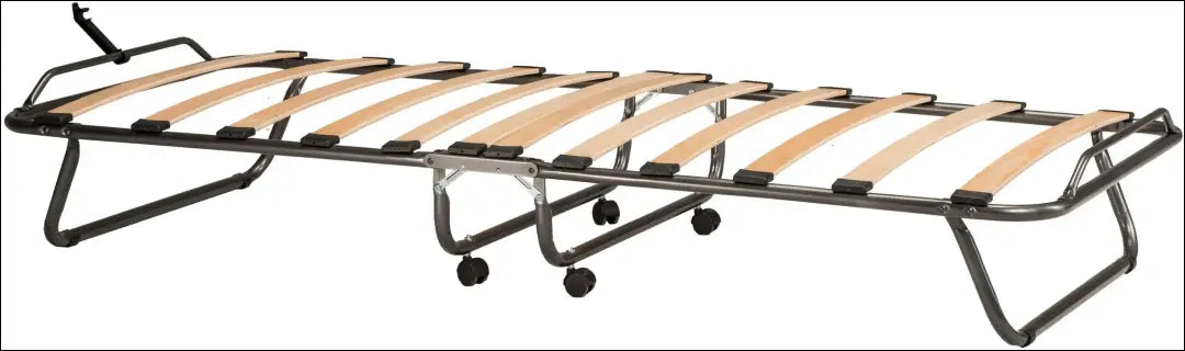 Sulankstoma lova GI944 - €90 Save 55% 50-100, __label:Pristatymas 1-2 d.d., color-pilka, material-metalas, pazeistas
