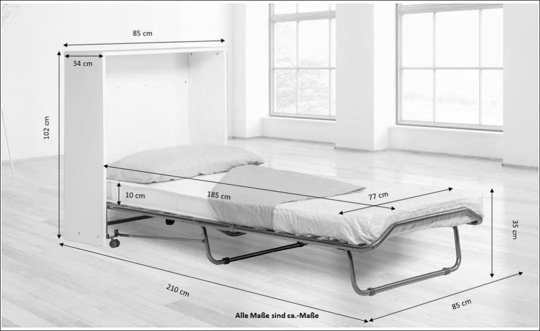 Sulankstoma lova - konsolė GI940 - €170 Save 50% 100-200, __label:Pristatymas 1-2 d.d., color-balta, konsoles,