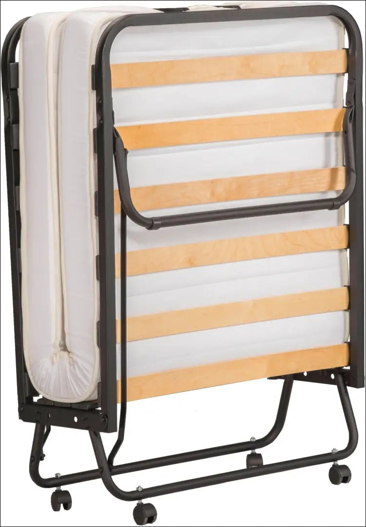 Sulankstoma lova su čiužiniu GI661 - €94 Save 50% 50-100, __label:Pristatymas 1-2 d.d., color-juoda, kita,