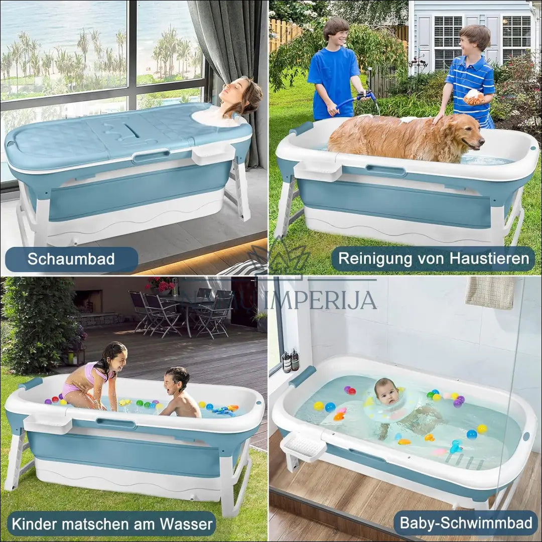 Sulankstoma vonia KI1398 - €75 Save 50% 50-100, __label:Pristatymas 1-2 d.d., color-balta, color-melyna, kita €50