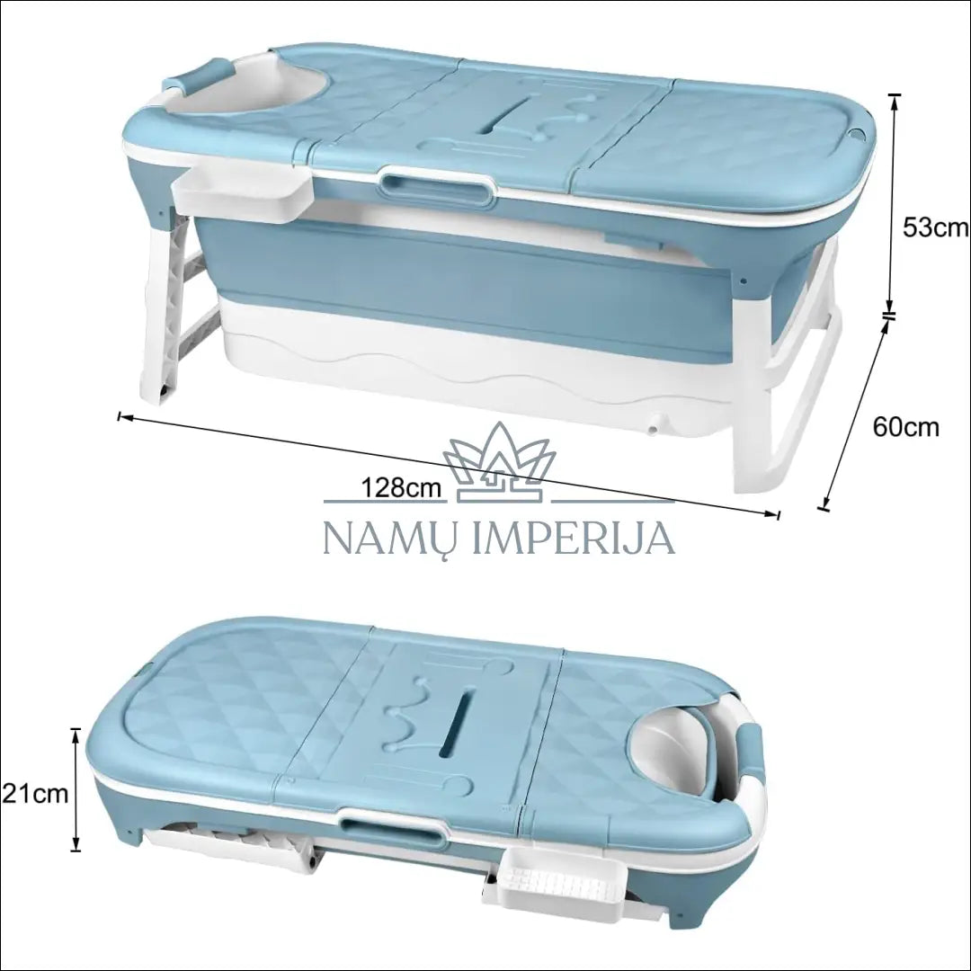 Sulankstoma vonia KI1398 - €75 Save 50% 50-100, __label:Pristatymas 1-2 d.d., color-balta, color-melyna, kita €50
