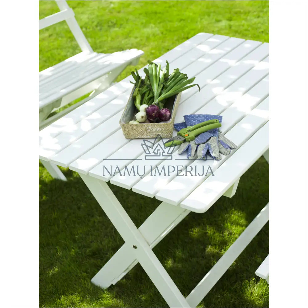 Sulankstomas lauko stalas LI749 - €130 Save 50% 100-200, __label:Pristatymas 1-2 d.d., color-balta, baldai,