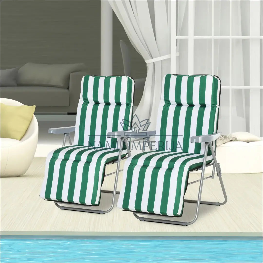Sulankstomų kėdžių/gultų komplektas (2vnt) LI802 - €106 Save 50% 100-200, __label:Pristatymas 1-2 d.d., color-balta,