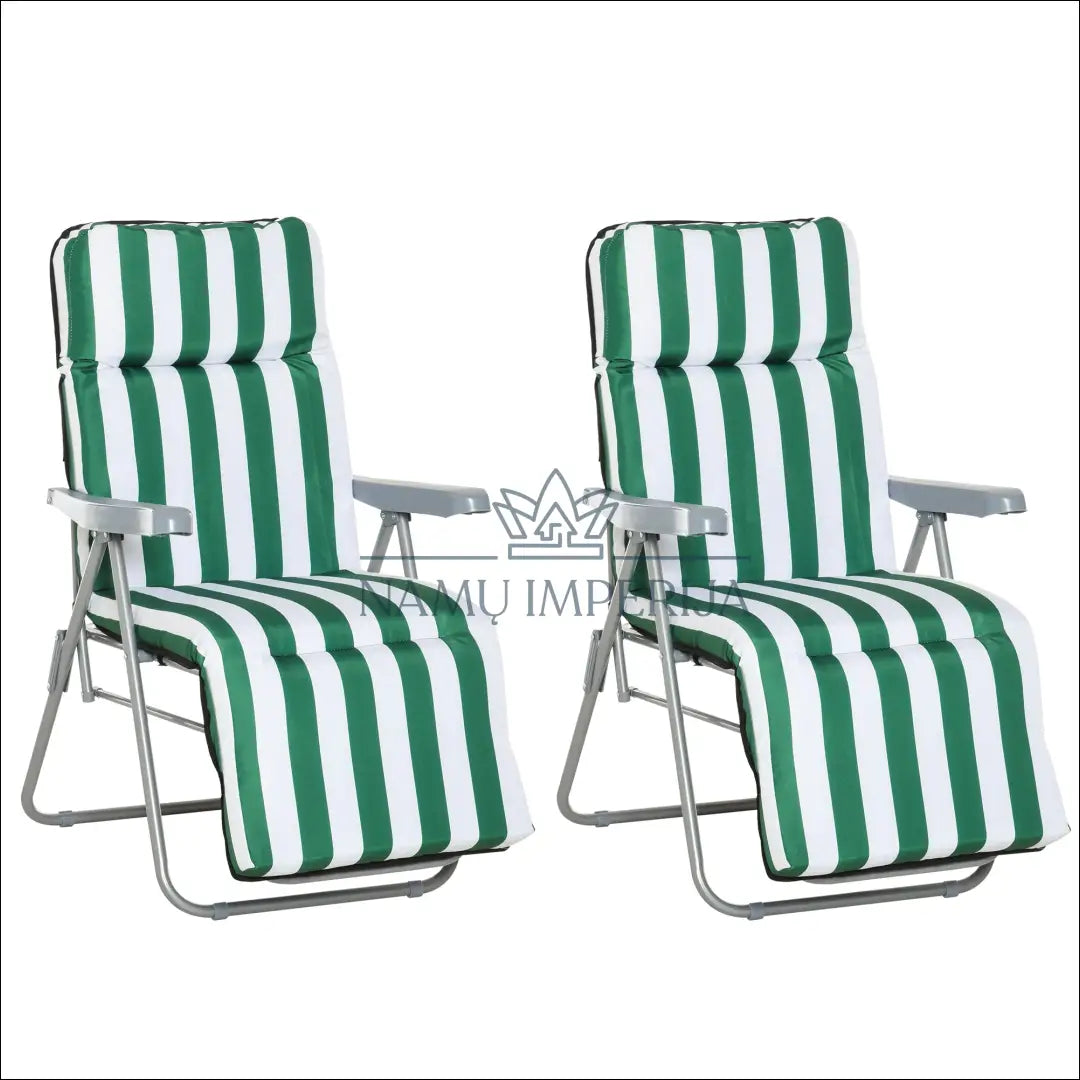 Sulankstomų kėdžių/gultų komplektas (2vnt) LI802 - €106 Save 50% 100-200, __label:Pristatymas 1-2 d.d., color-balta,