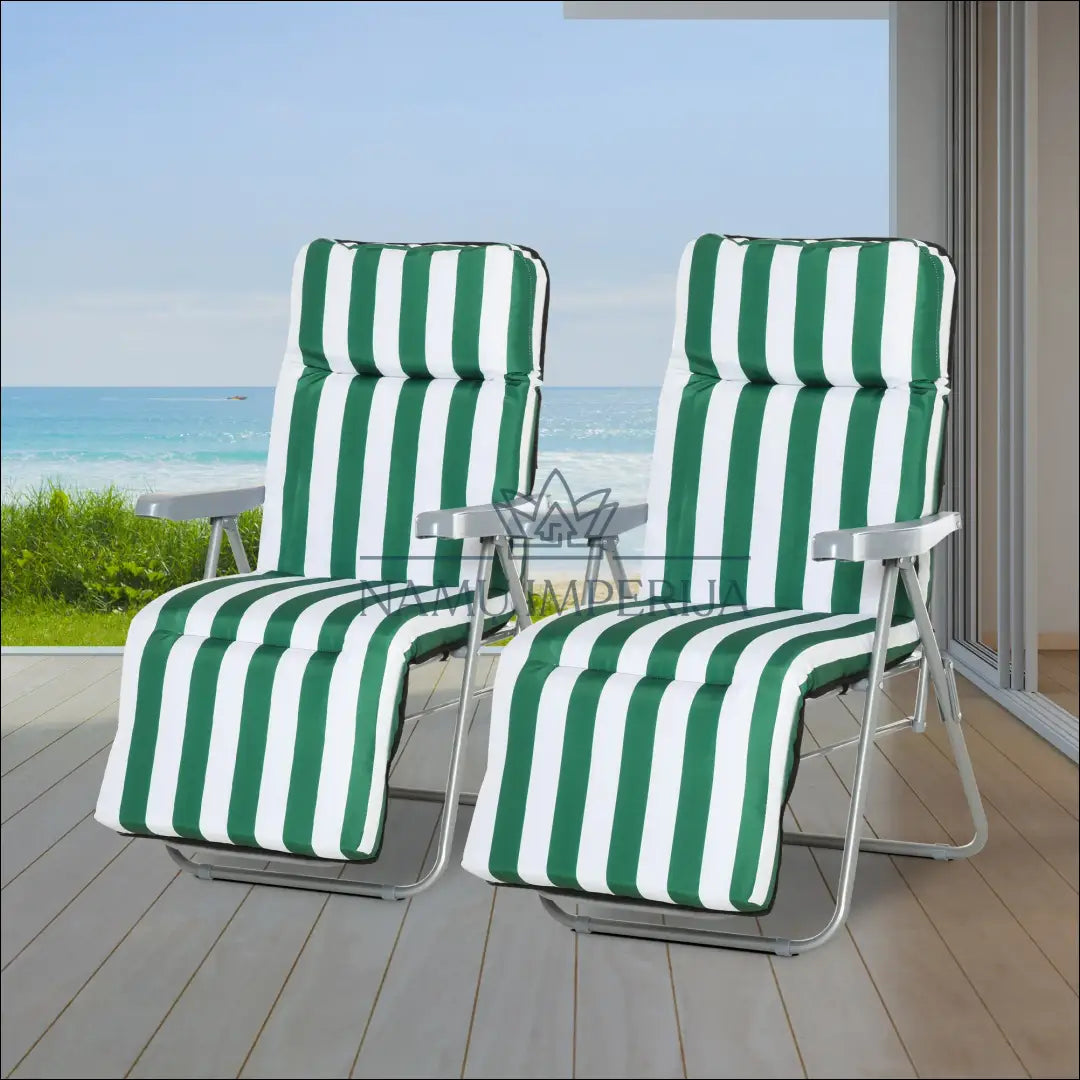 Sulankstomų kėdžių/gultų komplektas (2vnt) LI802 - €106 Save 50% 100-200, __label:Pristatymas 1-2 d.d., color-balta,