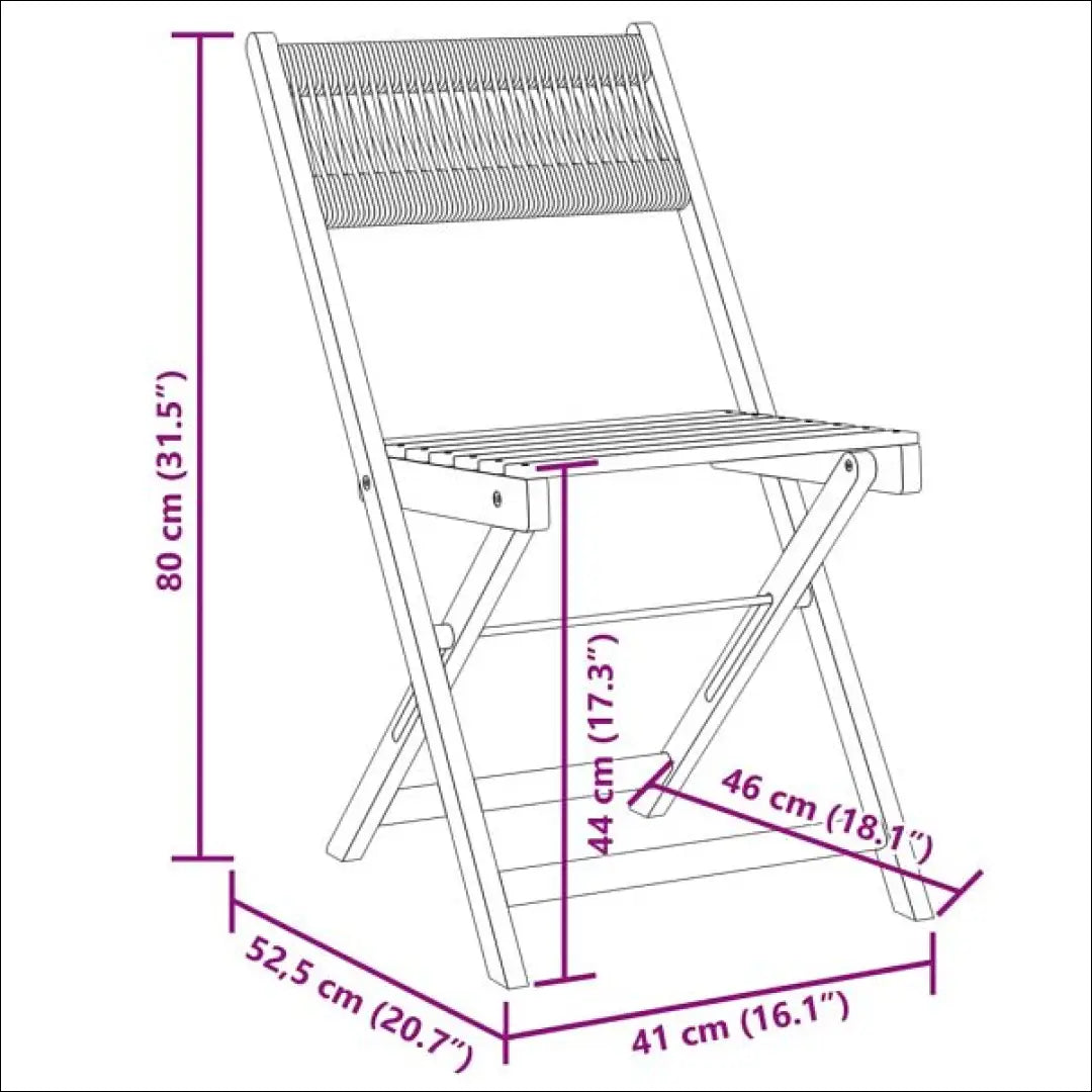 Sulankstomų kėdžių komplektas (2vnt) LI728 - €106 Save 50% 100-200, __label:Pristatymas 1-2 d.d., color-ruda,