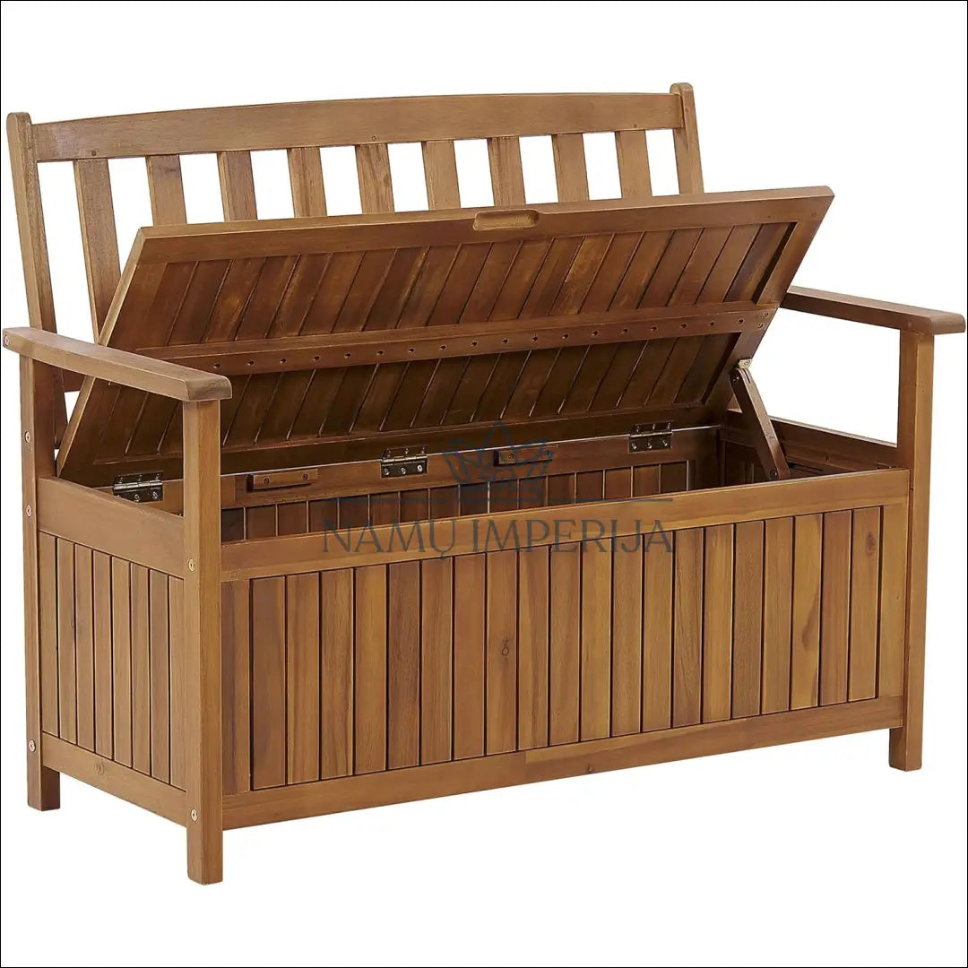 Suolas su daiktadėže LI683 - €201 Save 30% __label:Pristatymas 1-2 d.d., color-ruda, lauko baldai,