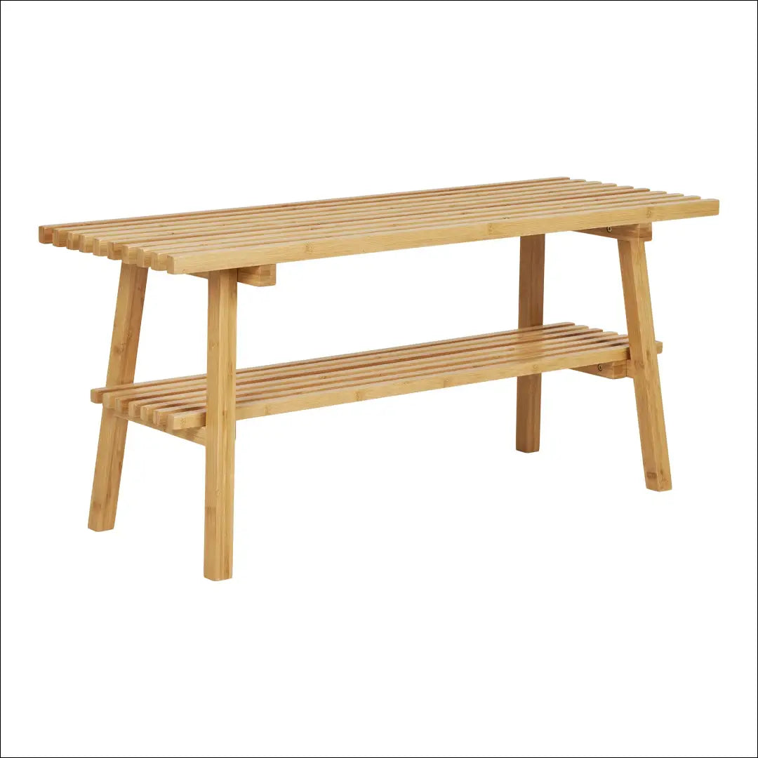 Suoliukas bambukinis natūralus 70x28x45 RD266 - €68 Save 15% 50-100, __label:Pristatymas 5-14 d.d., Benches, Natūrali,