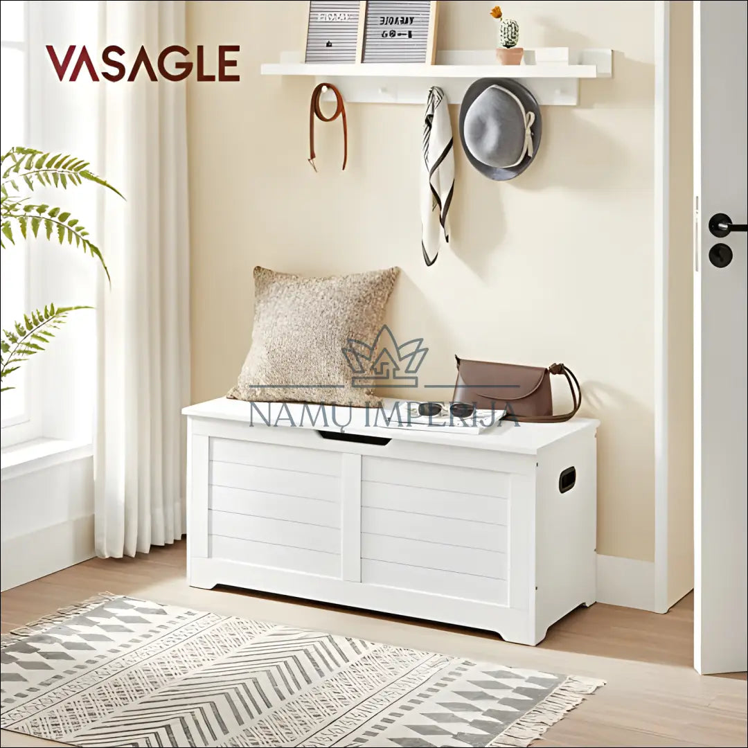 Suoliukas su lentynomis/daiktadėže SM1086 - €121 Save 40% 100-200, __label:Pristatymas 5-14 d.d., daiktadeze,