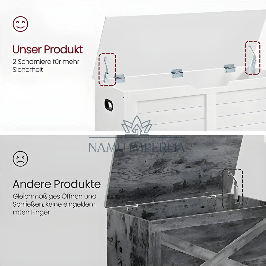 Suoliukas su lentynomis/daiktadėže SM1086 - €121 Save 40% 100-200, __label:Pristatymas 5-14 d.d., daiktadeze,