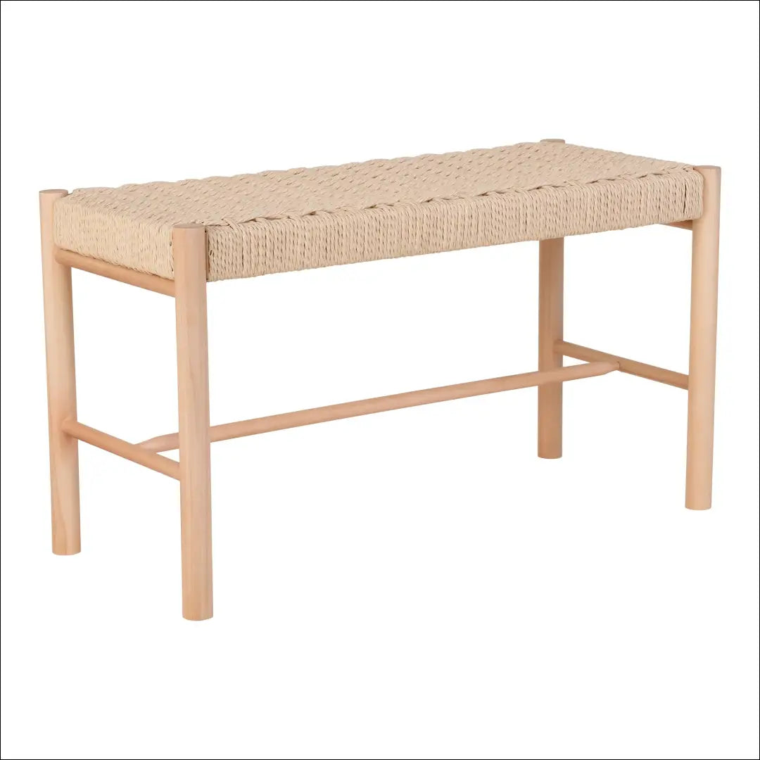 Suoliukas su natūralia pinta sėdyne tuopos mediena natūrali 80x35x45 cm RD265 - €119 Save 15% 100-200,