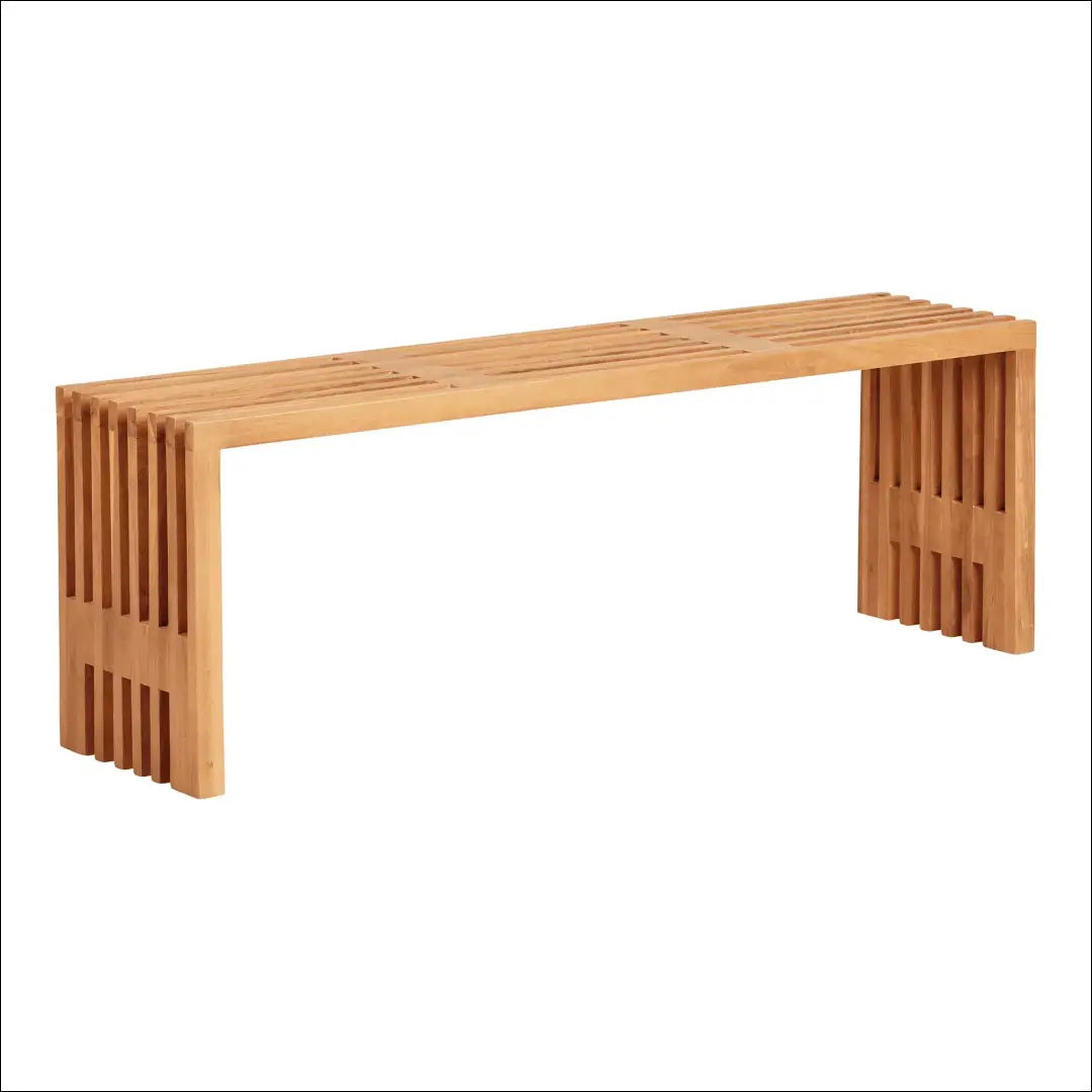 Suoliukas tikmedžio natūralios spalvos 140x35x48 cm RD250 - €252 Save 15% __label:Pristatymas 5-14 d.d., Benches,