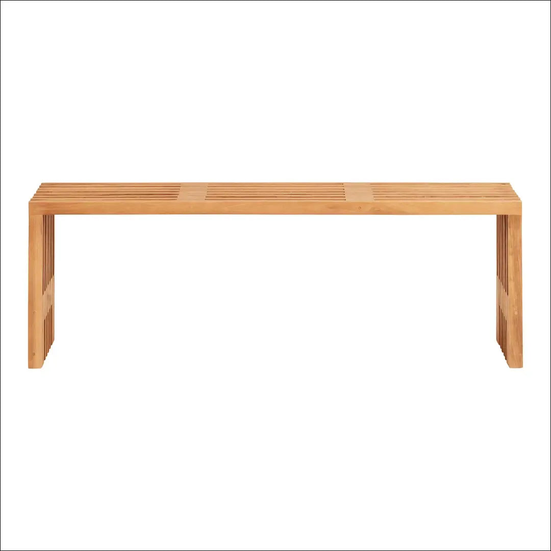 Suoliukas tikmedžio natūralios spalvos 140x35x48 cm RD250 - €252 Save 15% __label:Pristatymas 5-14 d.d., Benches,