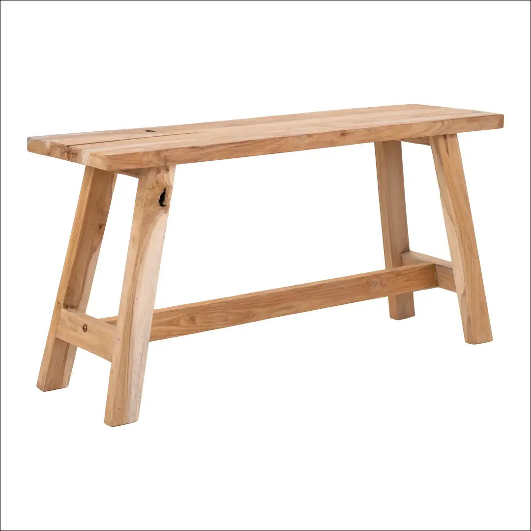 Suoliukas tikmedžio natūralus 90x25x45 cm RD246 - €142 Save 15% 100-200, __label:Pristatymas 5-14 d.d., Benches,