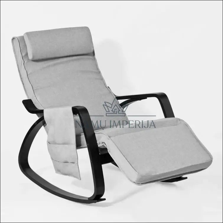 Supama kėdė MI568 - €75 Save 50% 50-100, color-juoda, color-pilka, foteliai, material-mediena €50 to €100