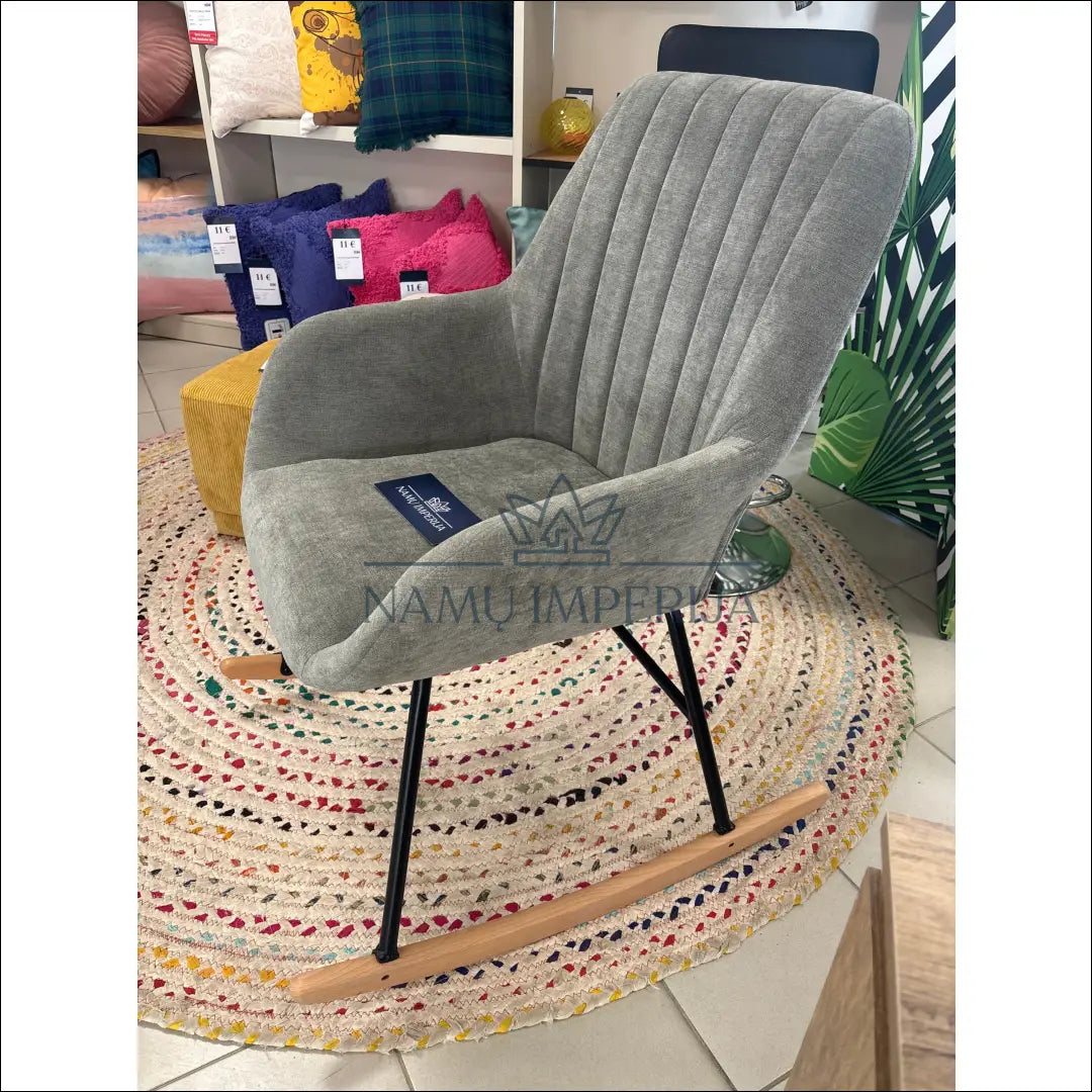 Supama kėdė MI788 - €94 Save 50% 50-100, __label:Pristatymas 1-2 d.d., color-pilka, foteliai, kedes-valgomojo €50