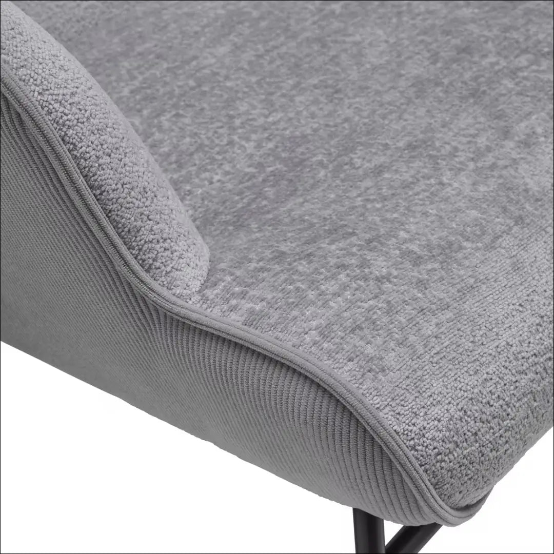 Supamas fotelis MI1003 - €85 Save 50% 50-100, __label:Pristatymas 1-2 d.d., color-pilka, foteliai, material-poliesteris