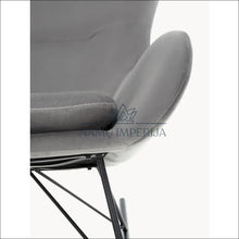 Augšupielādējiet attēlu galerijas skatā Supamas krėslas MI454 - €225 Save 55% color-pilka, foteliai, material-aksomas, material-poliesteris, minksti Aksomas
