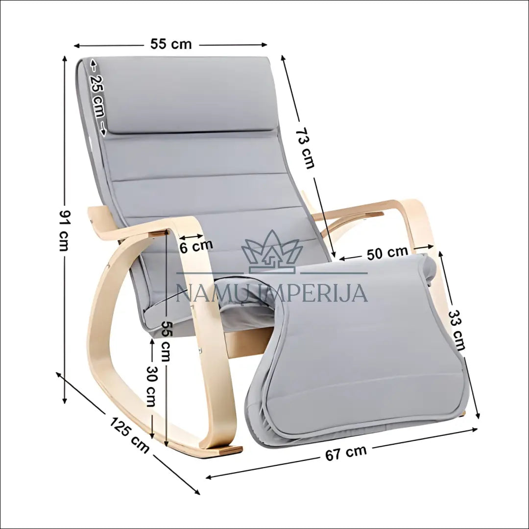 Supamas krėslas SM151 - €200 Save 30% __label:Pristatymas 5-14 d.d., foteliai, notouch30, over-200, song 67x125x91cm