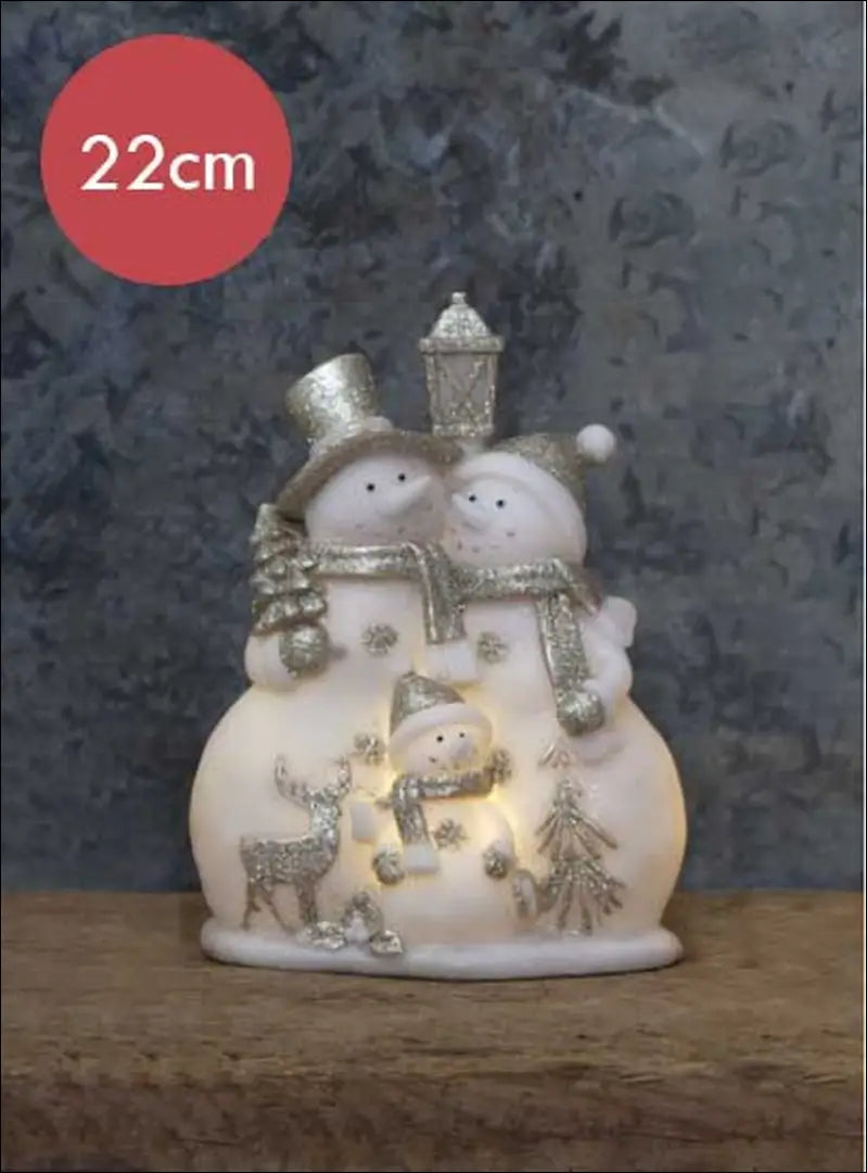 Šviečianti sniego senių šeima DA313 - €17 Save 50% __label:Pristatymas 1-2 d.d., kaledos, under-25 Iki €25 Holiday