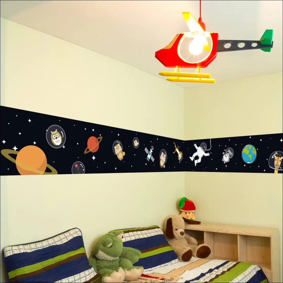 Šviečiantis tamsoje „Keliaujant kosmose“ sienos lipdukas DI12028 - €12 Save 50% __label:Pristatymas 1-2 d.d.,