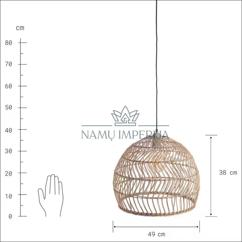 Šviestuvo gaubtas DI9925 - €40 Save 50% 25-50, __label:Pristatymas 1-2 d.d., color-ruda, interjeras,