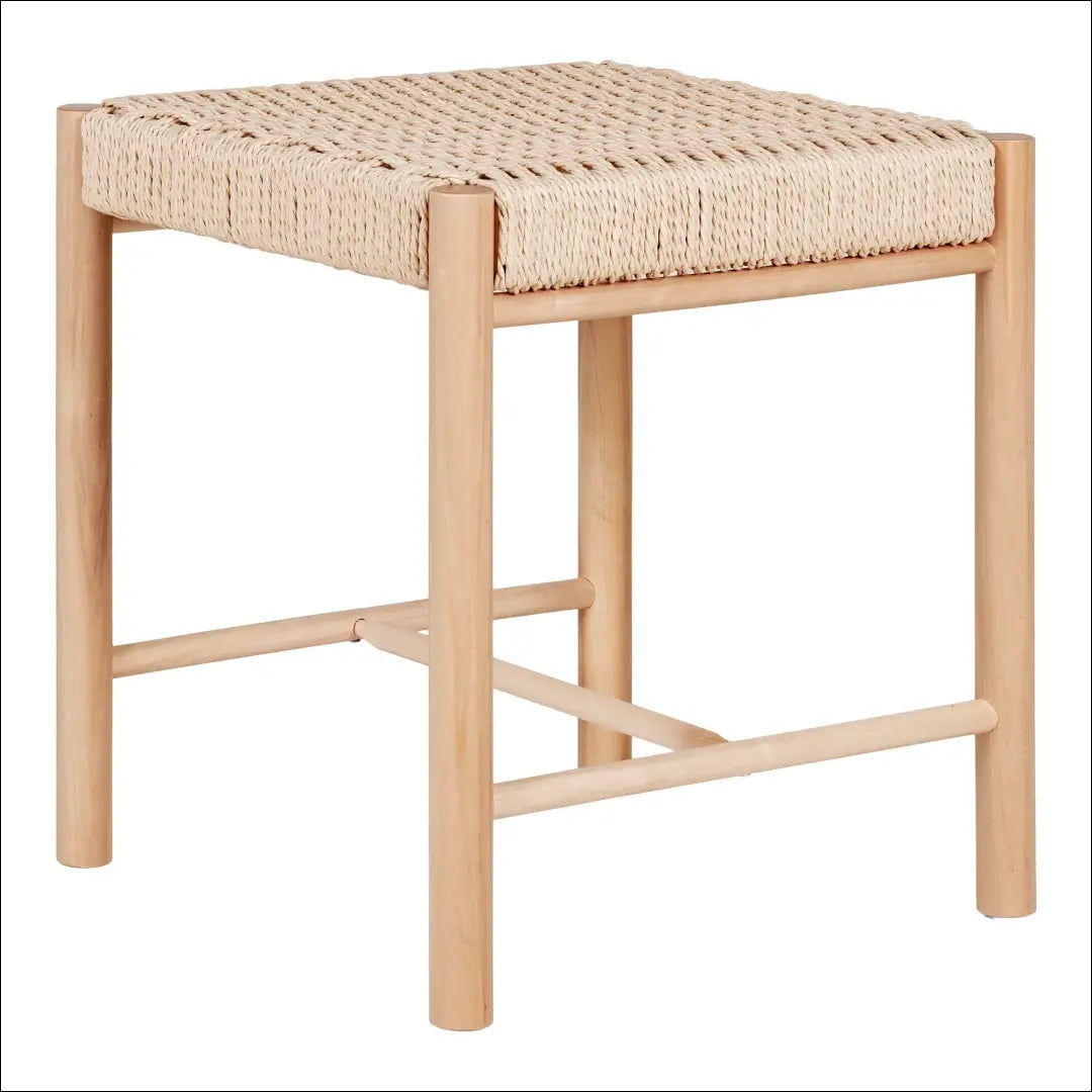 Taburetė su natūralia pinta sėdyne tuopos mediena natūrali 42x42x46,5 cm RD283 - €82 Save 15% 50-100,