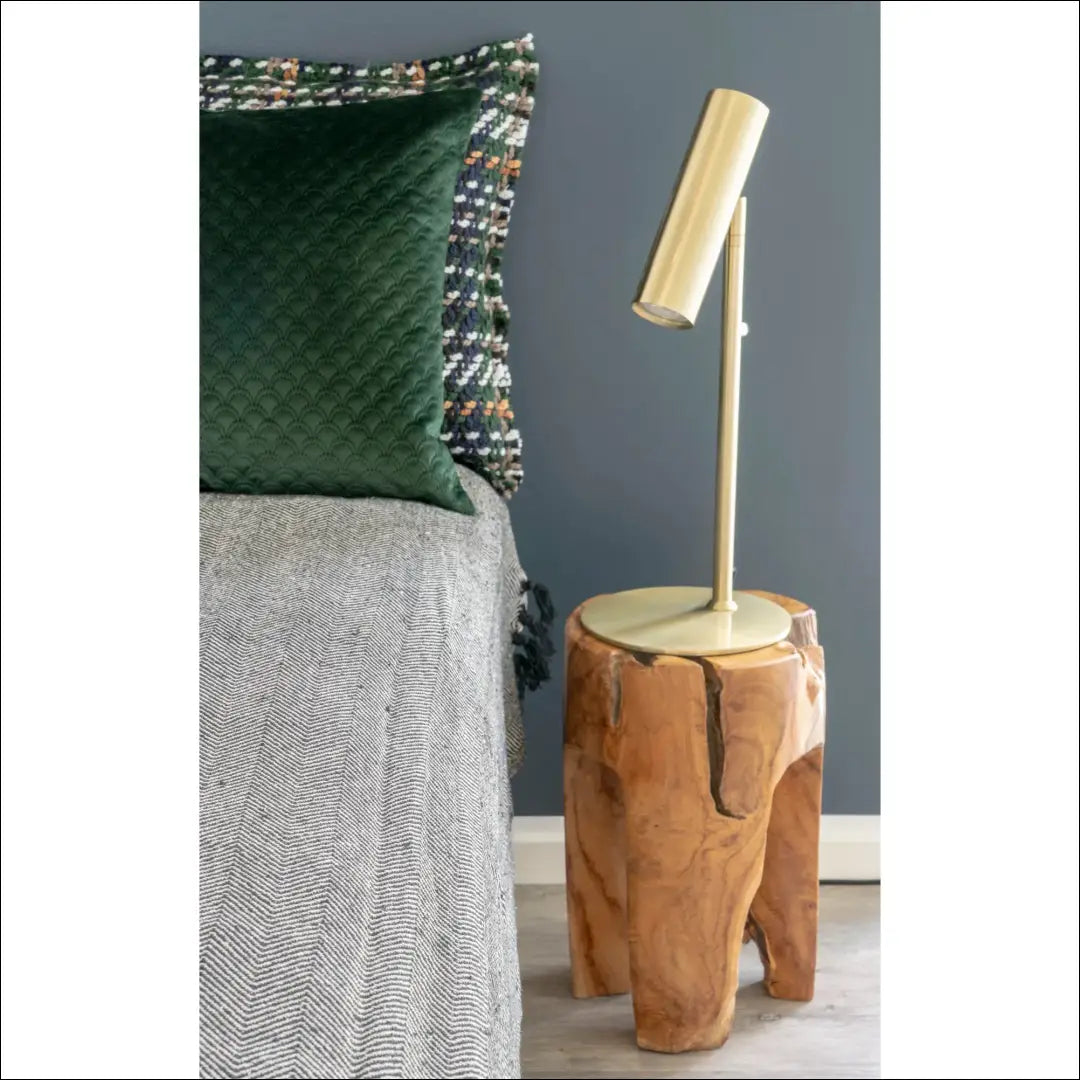 Taburetė tikmedžio natūrali 3 kojos ø26x40 cm RD268 - €100 Save 20% 100-200, __label:Pristatymas 5-14 d.d., Natūrali,
