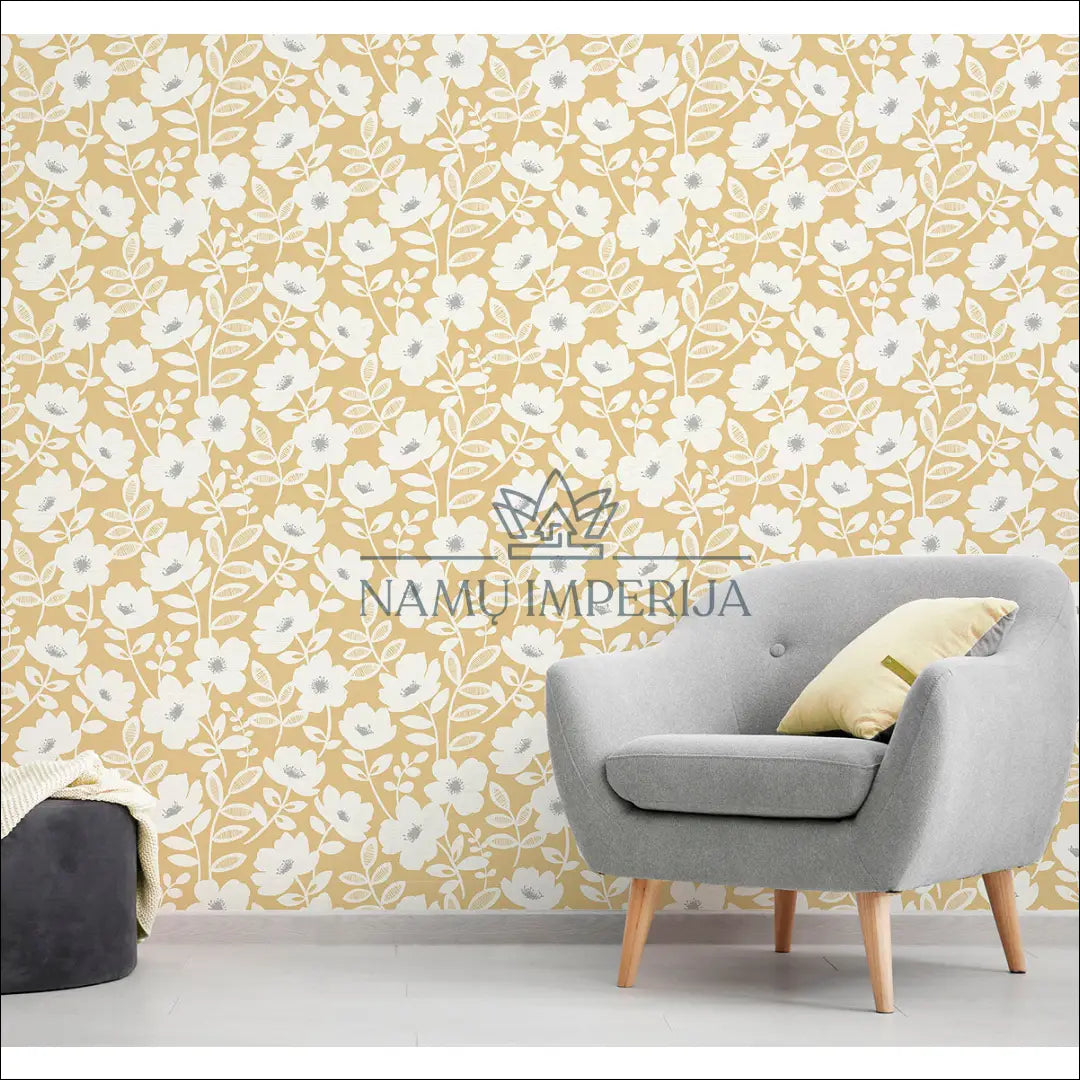 Tapetas DI9306 - €12 Save 60% __label:Pristatymas 1-2 d.d., color-balta, color-geltona, interjeras, sienu dekoracijos