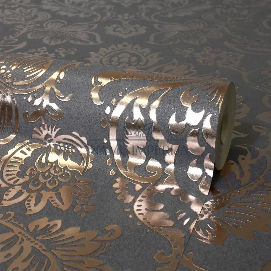 Tapetas DI9727 €33 Save 60% 25 50, __label:Pristatymas 1 2 d.d., color auksine, pilka, interjeras €25 to €50 Wallpaper