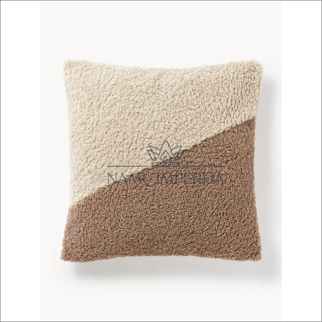 Teddy pagalvėlės užvalkalas DI9848 - €23 Save 50% __label:Pristatymas 1-2 d.d., color-ruda, color-smelio, interjeras,
