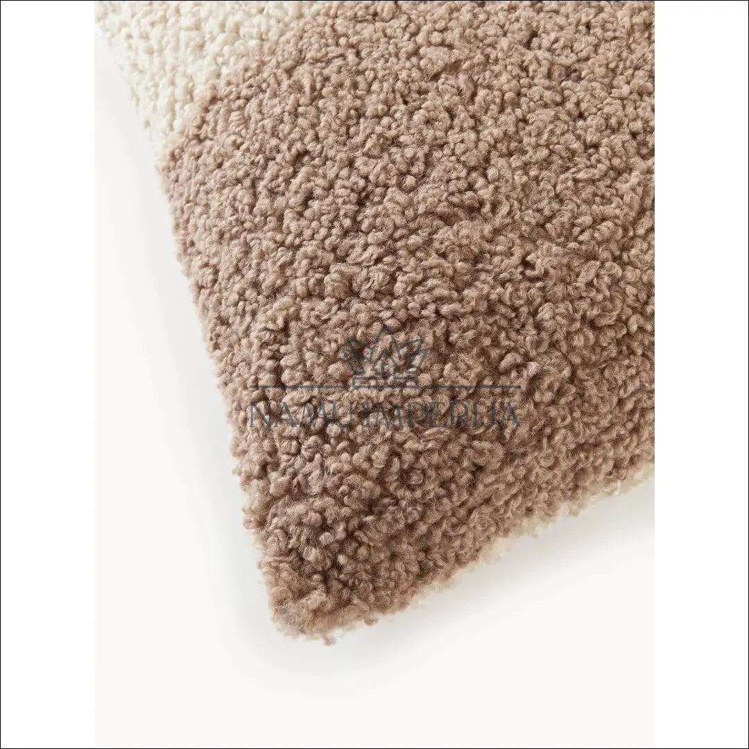 Teddy pagalvėlės užvalkalas DI9848 - €23 Save 50% __label:Pristatymas 1-2 d.d., color-ruda, color-smelio, interjeras,