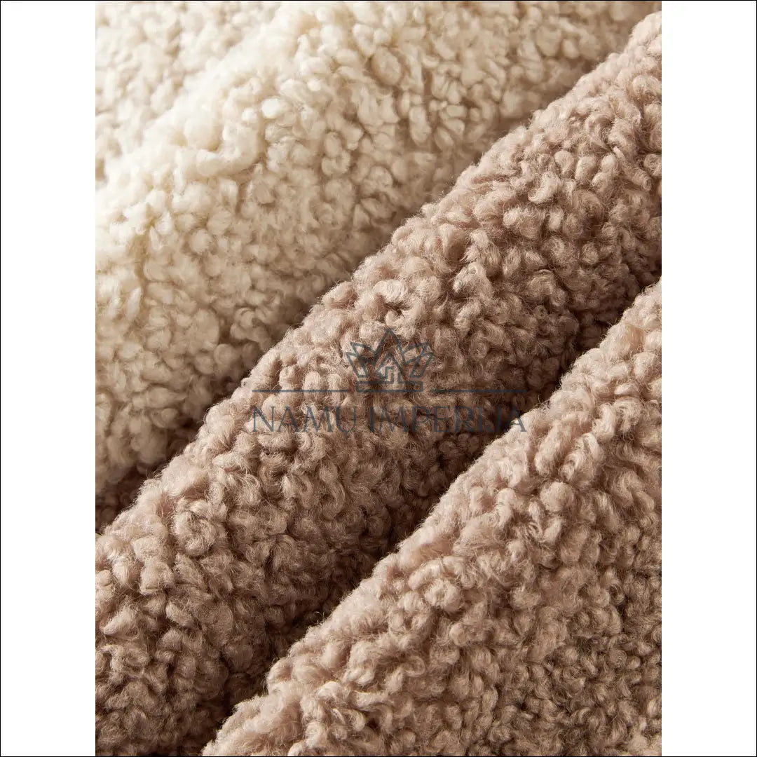 Teddy pagalvėlės užvalkalas DI9848 - €23 Save 50% __label:Pristatymas 1-2 d.d., color-ruda, color-smelio, interjeras,
