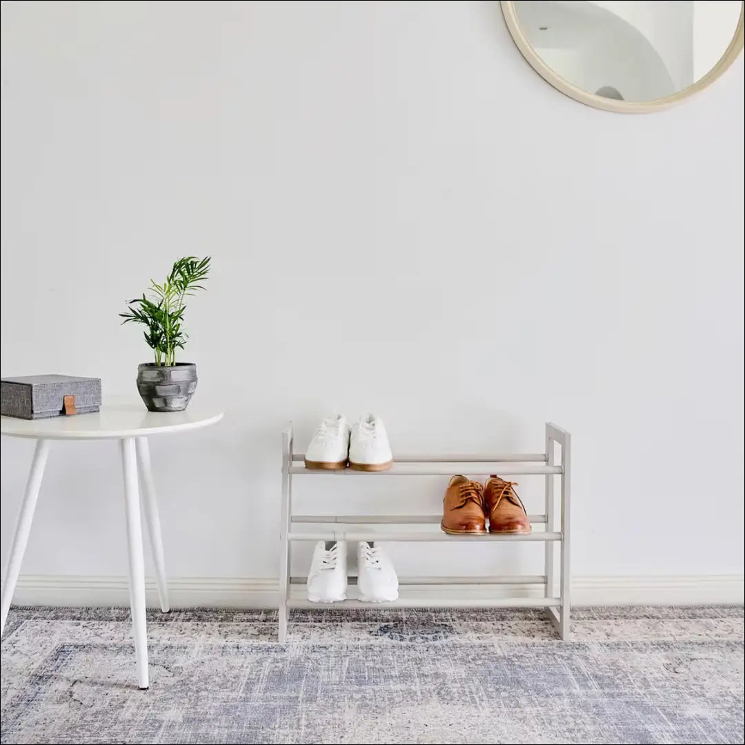 Teleskopinė batų lentyna KI1870 - €28 Save 50% 25-50, __label:Pristatymas 1-2 d.d., batu-lentyna, color-pilka,