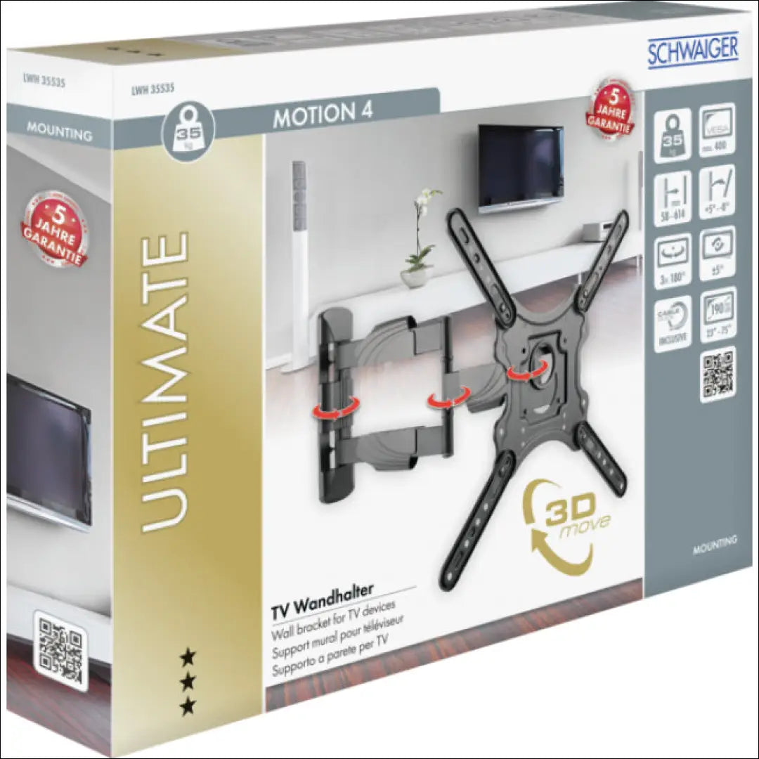 Televizijos prietaisų sieninis laikiklis DR11163 - €39 Save 50% 25-50, __label:Pristatymas 1-2 d.d., color-juoda, kita,