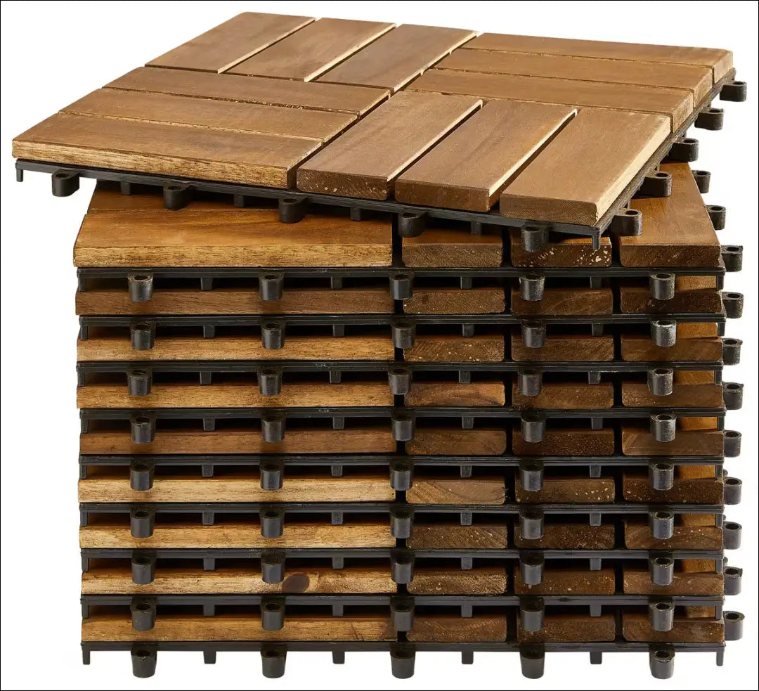 Terasos plytelės (10vnt) LI920 - €15 Save 50% __label:Pristatymas 1-2 d.d., color-ruda, lauko baldai, material-mediena,